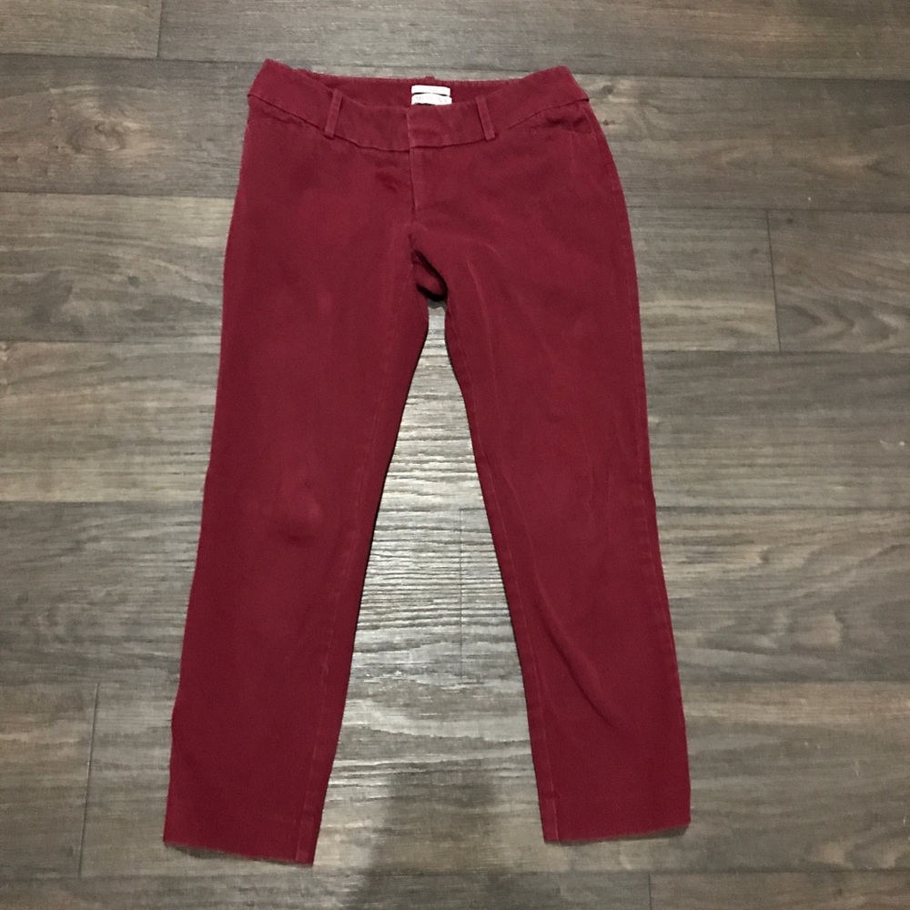 Burgundy Slacks